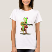 Frog'遊s Guitar Tシャツおもしろい Tシャツ (正面)
