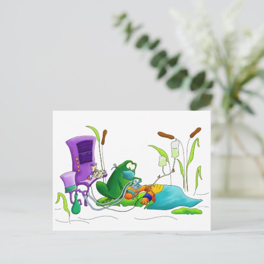 Frog麻酔の博士 ポストカード (スタンド正面)