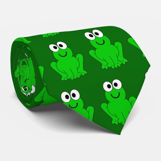 frog1、暗いbg ネクタイ (ロール)