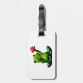 Frog おもしろい Lagageタグ ラゲッジタグ (裏面縦)