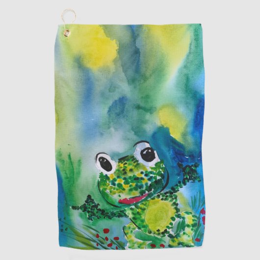 Frog ゴルフタオル (正面)