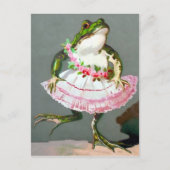 Frog ビクトリアン in Dressはがき ポストカード (正面)