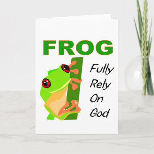 FROG、完全に神に頼る カード