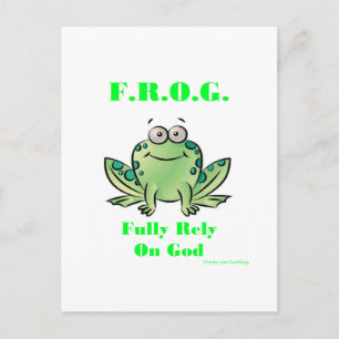 FROG (完全に神に頼る) ポストカード
