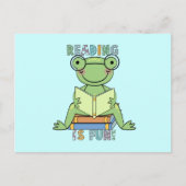 Frog - 読isおもしろいTシャツとギフト ポストカード (正面)