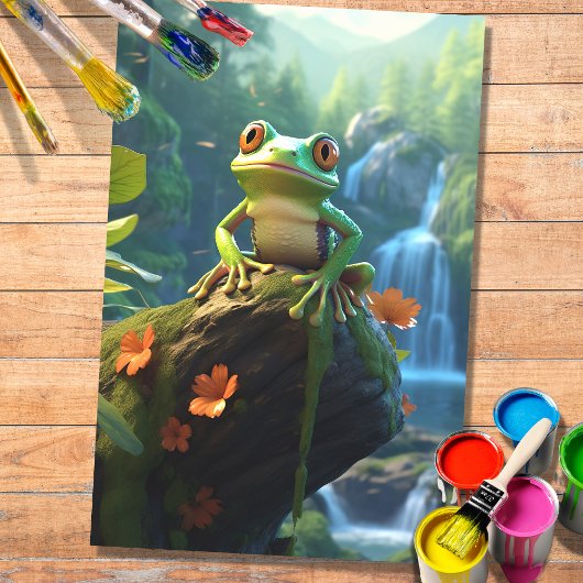 Frog 1デコページ紙 薄葉紙