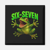 Frog 67 Meme Six Seven Funny Gen Alpha  マグネット (正面)