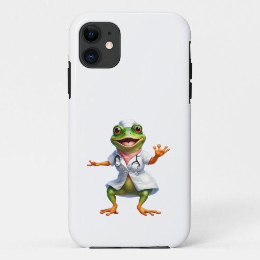 Frog 7ナース,カエル,メディア,ヒキガエル,アイ生成 Case-Mate iPhoneケース (裏面)