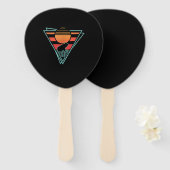 Frog 80s EDM合成波ギフト ハンドファン (正面&裏面)