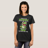 Frog Always Be Yourself Unless You Can Be A Frog Tシャツ (正面フル)