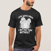 Frog Amphibian Toad Premium Tシャツ (正面)