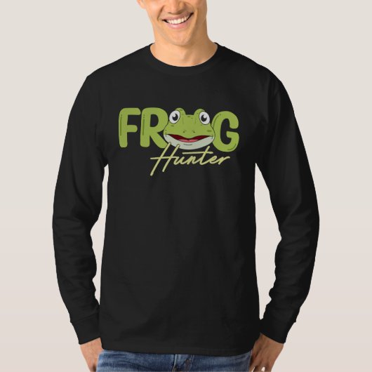 Frog Amphibians Exotic Animal Frog Catcher Tadpole Tシャツ (正面)