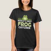 Frog Amphibians Exotic Animal Frog Hunter Tadpole  Tシャツ (正面)