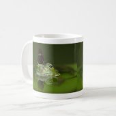 Frog and butterfly コーヒーマグカップ (正面左)