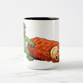 frog and monkey ツートーンマグカップ (中央)