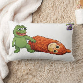 frog and monkey ランバークッション (ブランケット)