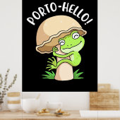 Frog And Mushroom ポスター (キッチン)