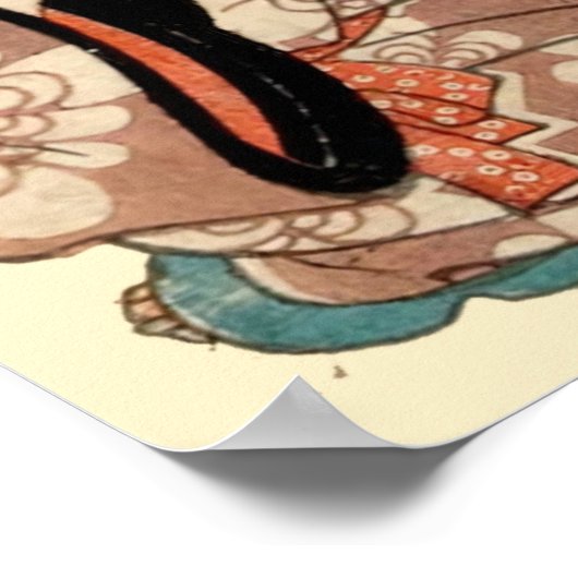 Frog and Tiger Playing a Comical Ken Game ポスター (角)