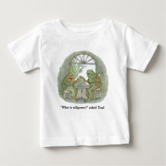 Frog and Toad Cookie引用文 – ウィルパワーとは ベビーTシャツ