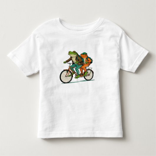 frog and toad shirt トドラーTシャツ (正面)