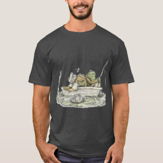 Frog andoad Fishing funny Tシャツ