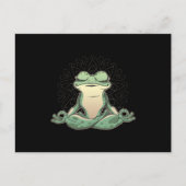 Frog Animal Doing Yoga ポストカード (正面)