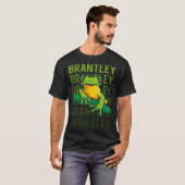 Frog Art - Brantleyの名前 Tシャツ (正面フル)