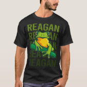 Frog Art - Reagan Name Tシャツ (正面)