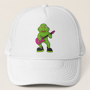 Frog asミュージシャンwith Guitar キャップ