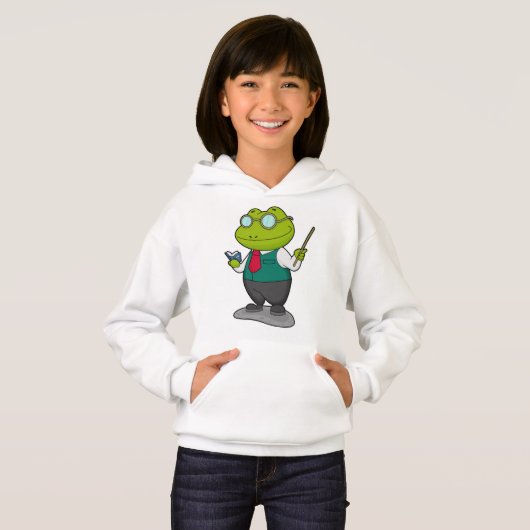 Frog as 先生with Book (正面フル)