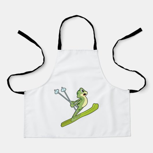 Frog as Ski.PNG エプロン (正面)
