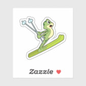 Frog as Ski.PNG シール (シート)