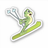 Frog as Ski.PNG シール (正面)