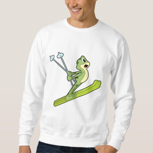 Frog as Ski.PNG スウェットシャツ (正面)