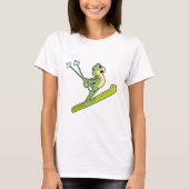 Frog as Ski.PNG Tシャツ (正面)