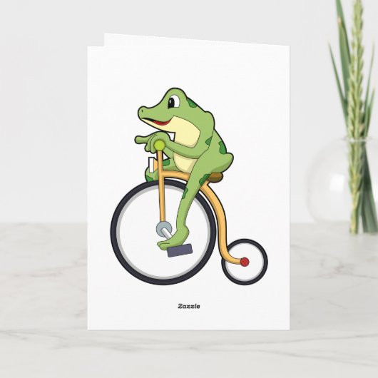 Frog at Circus with Bicycle.PNG カード (裏面)