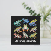 Frog Autism Neurodiversity is Necessary SPED  招待状 (スタンド正面)