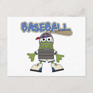 Frog Baseball – キャッチャーTシャツとギフト ポストカード