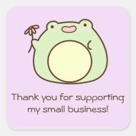 Frog Business Support Squareステッカー スクエアシール