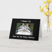 FROG CARD: MESSED UP & I MESSEN カード (黄色い花)