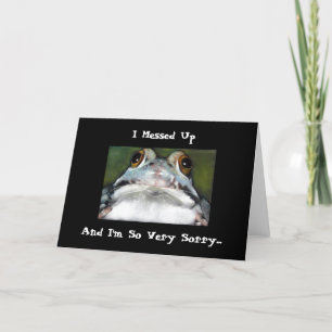 FROG CARD: MESSED UP & I MESSEN カード
