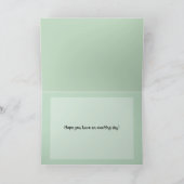 Frog Chorusカスタマイズ可能なカード カード (内部)