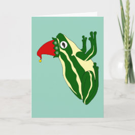 Frog Christmas Card シーズンカード