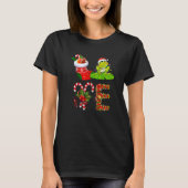 Frog Christmas Lights Led  Santa Hat Christmas Tシャツ (正面)