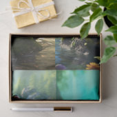 Frog Collage 2デコペ紙 薄葉紙 (ギフト)