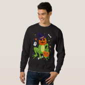Frog Costume Toad Kids Cute Frog Halloween スウェットシャツ (正面フル)