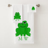 Frog Design Monogrammed バスタオルセット (インサイチュ)