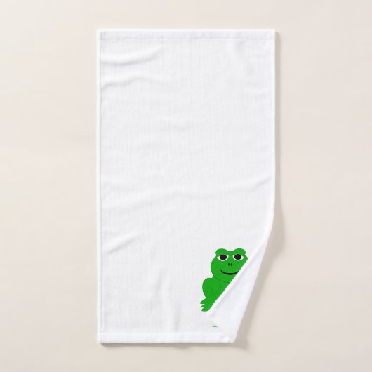 Frog Design Monogrammed バスタオルセット (ハンドタオル)