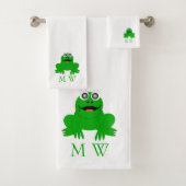 Frog Design Monogrammed バスタオルセット (インサイチュ)