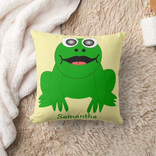 Frog Design Personalised クッション (ブランケット)